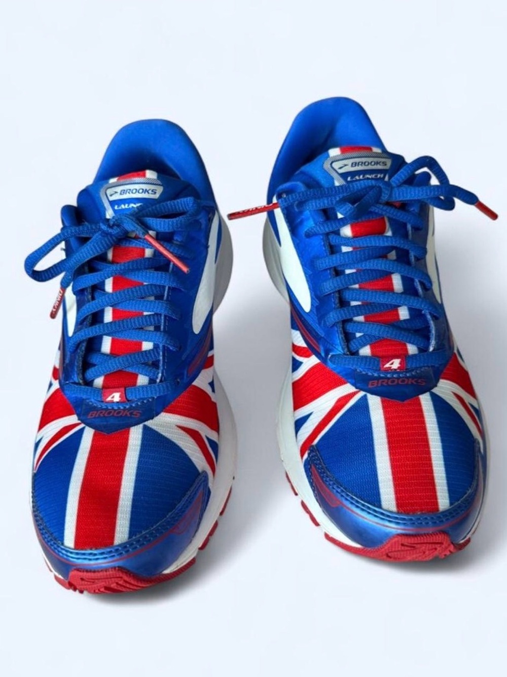 🇬🇧 Union Jack Flag Brooks Launch 4 Women’s London Marathon Shoes - Size 9 🇬🇧